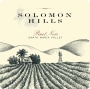 Solomon Hills Estate Pinot Noir 2013  Front Label