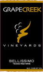 Grape Creek Vineyard Bellissimo Red 2015  Front Label