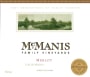 McManis Family Vineyards Merlot 2015  Front Label