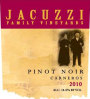 Jacuzzi Pinot Noir 2010 Front Label