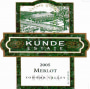 Kunde Merlot 2005 Front Label