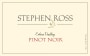 Stephen Ross Edna Valley Pinot Noir 2010 Front Label