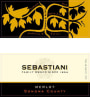 Sebastiani Sonoma County Merlot 2007 Front Label