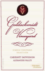 Goldschmidt Vineyard Vyborny Vineyard Cabernet Sauvignon 2008  Front Label