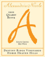 Alexandria Nicole Cellars Quarry Butte 2009 Front Label