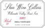Shea Block 33 Pinot Noir 2007 Front Label