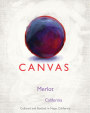 Canvas Wines Merlot 2013 Front Label