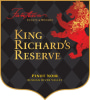 Fantesca King Richard's Reserve Pinot Noir 2013  Front Label