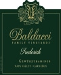 Baldacci Family Vineyards Frederich Gewurztraminer 2016 Front Label