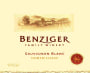 Benziger North Coast Sauvignon Blanc 2007 Front Label