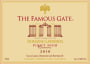 Domaine Carneros The Famous Gate Pinot Noir 2010 Front Label