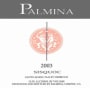 Palmina Sisquoc Vineyard Nebbiolo 2003  Front Label