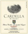 Cardella Winery L'Aquedotto Vineyard Barbera 2013 Front Label