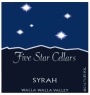 Five Star Cellars Syrah 2006 Front Label