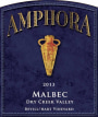 Amphora Wines Bevill Hart Malbec 2013 Front Label