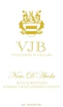 VJB Vineyard & Cellars Nero d'Avola 2015 Front Label