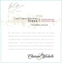 Chateau Ste. Michelle Cold Creek Vineyard Syrah 2014 Front Label