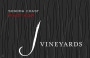 J Vineyards Sonoma Coast Pinot Noir 2015 Front Label