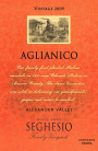 Seghesio Aglianico 2009 Front Label