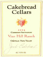 Cakebread Vine Hill Ranch Cabernet Sauvignon 2005 Front Label