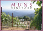Muns Vineyard Syrah 2008 Front Label