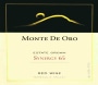 Monte de Oro Synergy 65 Red 2011 Front Label