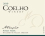 Coelho Winery Atracao Pinot Noir 2010 Front Label