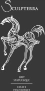 Sculpterra Winery Statuesque 2009  Front Label