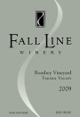 Fall Line Winery Boushey Vineyard Red Blend 2009 Front Label