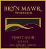 Bryn Mawr Vineyards Estate Pinot Noir 2014 Front Label