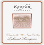 Keever Vineyards and Winery Cabernet Sauvignon 2003 Front Label