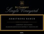St. Clement Armstrong Ranch Cabernet Sauvignon 2010 Front Label