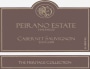 Peirano Estate Cabernet Sauvignon 2001 Front Label