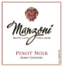 Manzoni Home Vineyard Pinot Noir 2013 Front Label