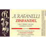 A. Rafanelli Dry Creek Zinfandel 1995 Front Label