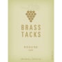 Brass Tacks Riesling 2007 Front Label