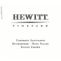 Hewitt Vineyard Cabernet Sauvignon 2006 Front Label