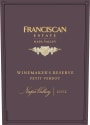 Franciscan Estate Winemaker's Reserve Petit Verdot 2012 Front Label