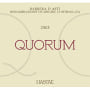 Quorum Barbera d'Asti 2003 Front Label