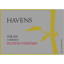 Havens Syrah Hudson Vineyard 2001 Front Label