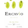 Ercavio Blanco 2007 Front Label