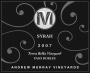 Andrew Murray  Terra Bella Vineyard Syrah 2007 Front Label