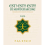 Falesco Est! Est! Est! 2008 Front Label