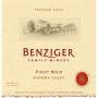 Benziger Sonoma Coast Pinot Noir 2007 Front Label