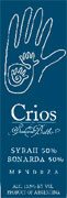 Crios de Susana Balbo Syrah-Bonarda 2007 Front Label