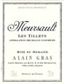 Alain Gras Meursault Les Tillets 2012 Front Label