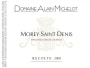 Alain Michelot Morey Saint Denis 2009 Front Label