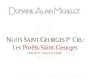 Alain Michelot Nuits St. Georges Les Porets Saint Georges Premier Cru 2011 Front Label