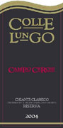 Collelungo Chianti Classico Riserva Campo Cerchi 2004 Front Label