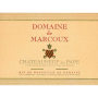 Domaine de Marcoux Chateauneuf-du-Pape 2007 Front Label